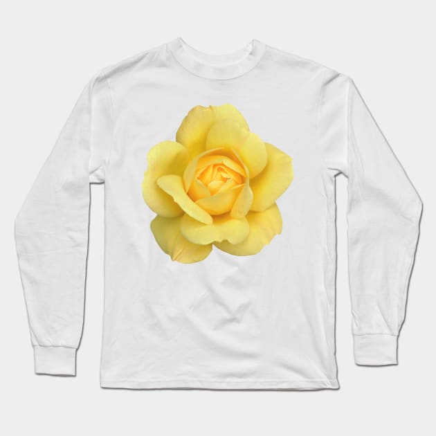 The Yellow Rose Long Sleeve T-Shirt by designsbycreation